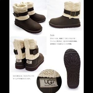 UGG Australia Caside Cable Knit Boots (never worn)